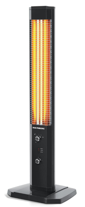 Radiator Electric Hausberg HB-8560, 2300W, Termostat Reglabil, Lampa de semnalizare pentru 3 pozitii