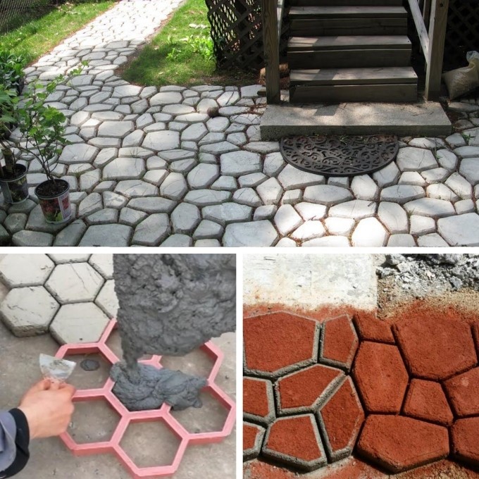 Sablon pentru placi paviment, 50x50x4,5 cm 