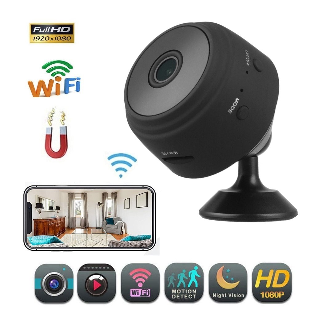 Mini Camera Spion, Wifi , Full HD, Mod Night Vision, Detectare Miscare
