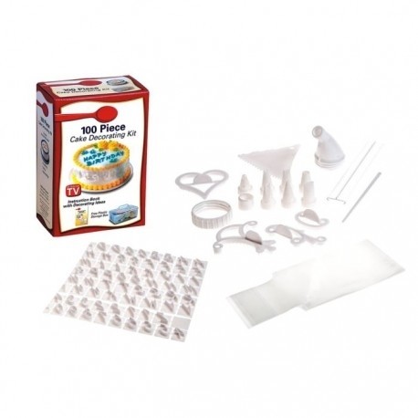 Set 100 de piese pentru decorare prajituri