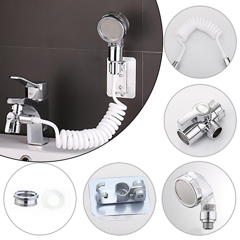 Set de duș cu extensie pentru robinet