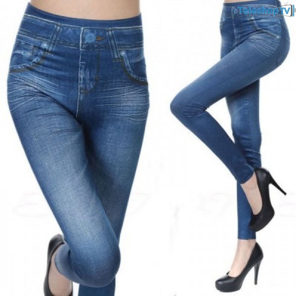 Il Elder Adjustable Set 2 colanti tip jeans imblaniti