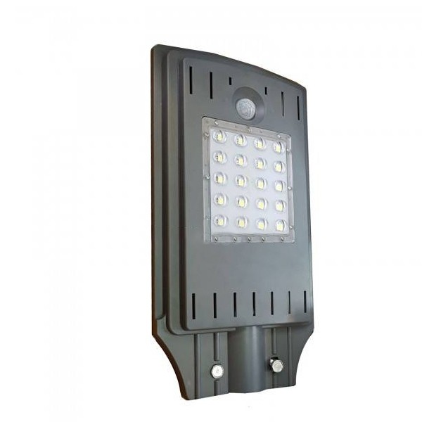 Lampa stradala LED 20 W cu panou solar si senzor de lumina