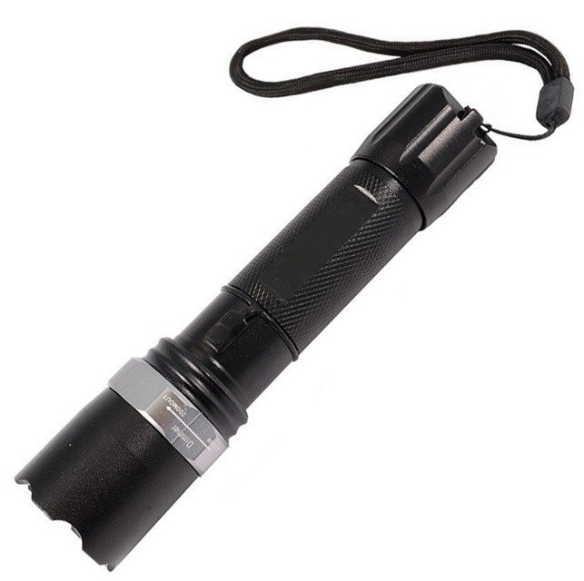 Lanterna LED 3W,cu acumulator, incarcator priza si masina,spot reglabil