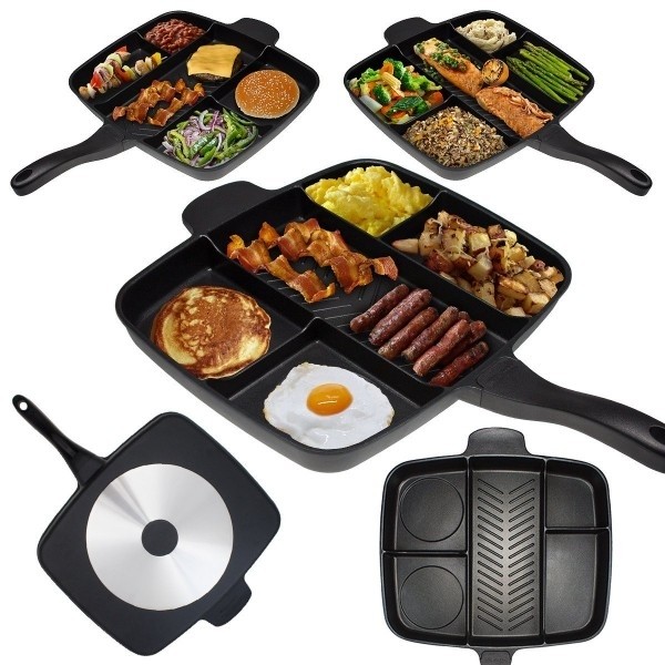 Tigaie inovativa multifunctionala Grill Magic Pan