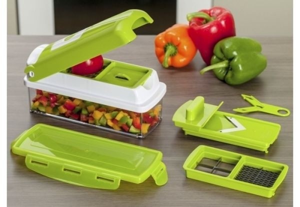 Razatoare multifunctionala pentru legume cu 7 accesorii interschimbabile