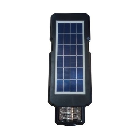 Lampa stradala LED 60 W cu panou solar si senzor de lumina