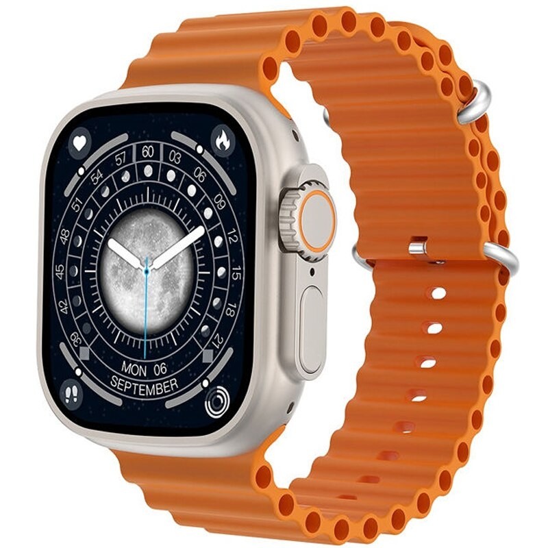 Ceas inteligent SmartWatch Ultra cu incarcare wireless