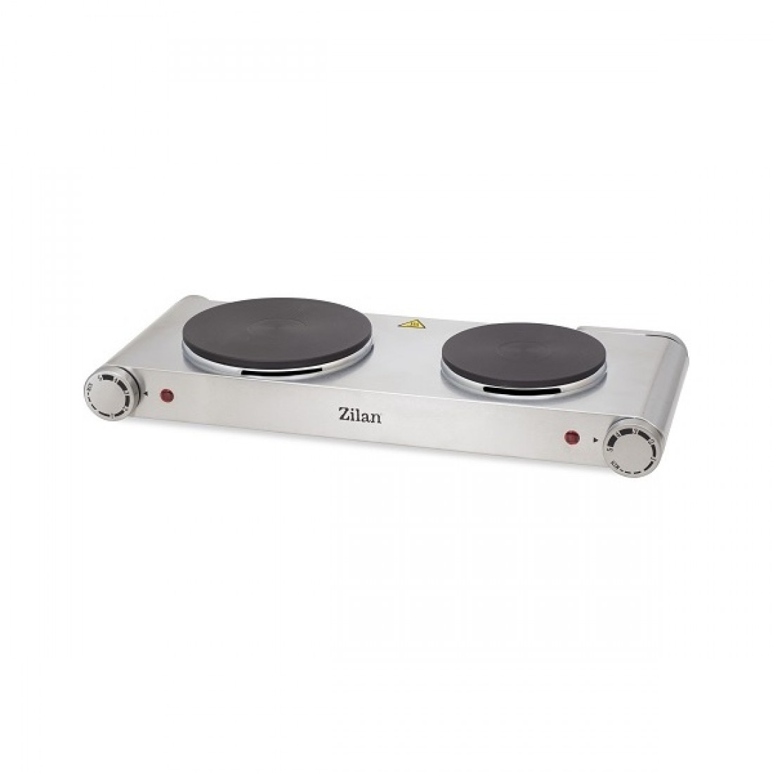 Plita electrica inox ZILAN ZLN-0542, 2 ochiuri, 2250W