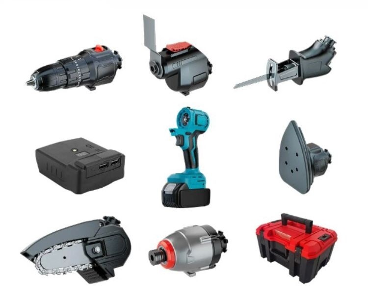 UNEALTA MULTIFUNCTIONALA CU 6 CAPETE + BATERIE EXTERNA