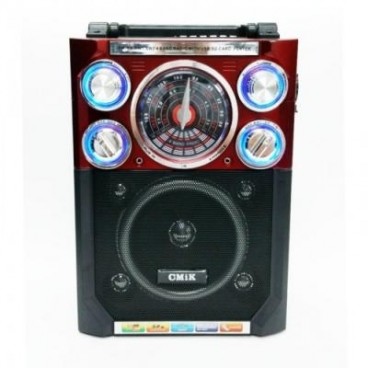 Boxa portabila Mp3 USB FM cu acumulator si microfon Karaoke