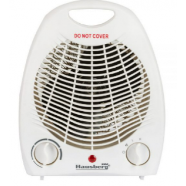 Aeroterma Hausberg HB-8501, 2000 W, 2 trepte de putere, termostat reglabil