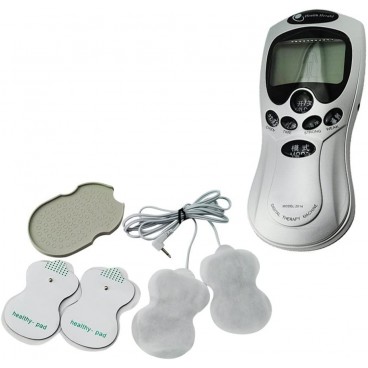Aparat de masaj cu efect de acupunctura, Ecran LCD, 4 electrozi