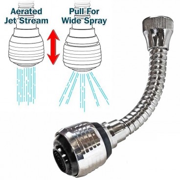 Prelungitor flexibil universal pentru robinet Turbo Flex